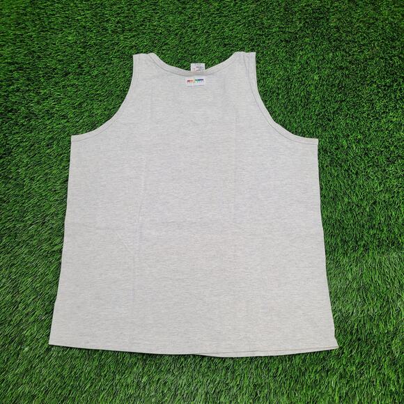 Vintage 90s Rainbow Workout Tank-Top M/L 21x26 - Picture 2 of 13